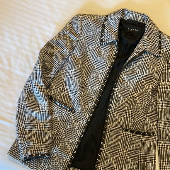 Eacada Leather trimmed jacket - Picture 3 of 12